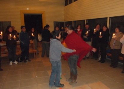 Celebración  del Perdón / Juan Antonio y sus mamá Paulina...Rompiendo con sus pecados!!