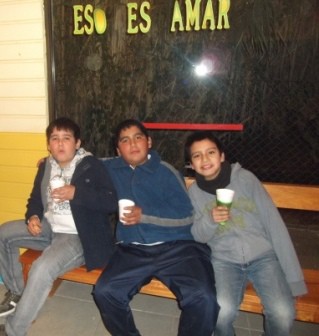 Felipe, Daniel y Juan Antonio